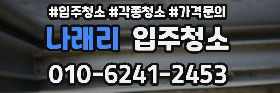 나래리 이사청소