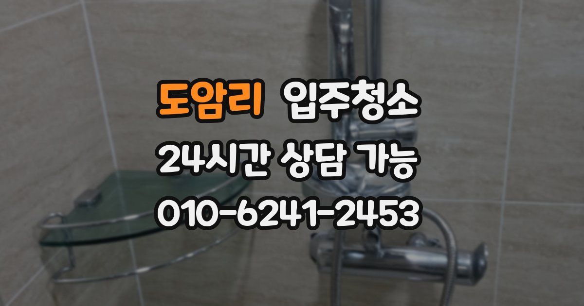 도암리 입주청소