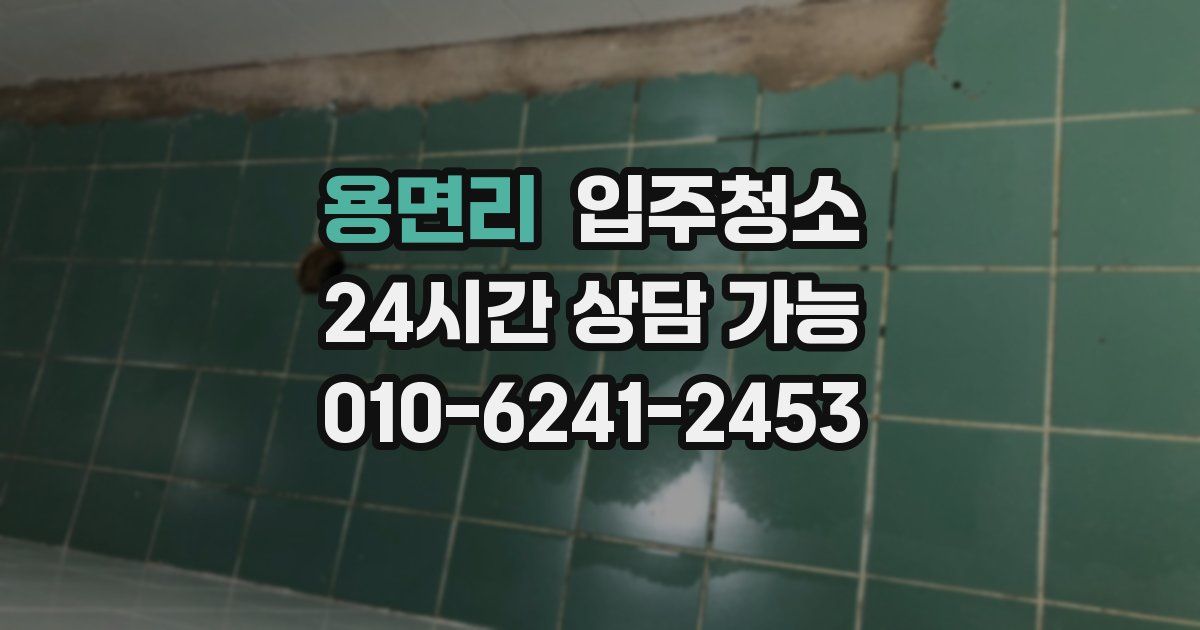 용면리 입주청소