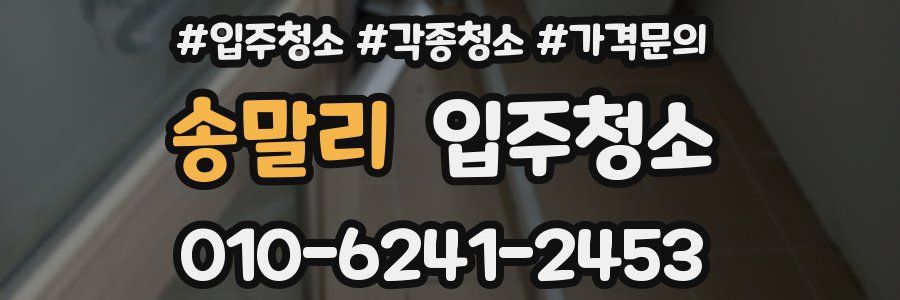 송말리 이사청소