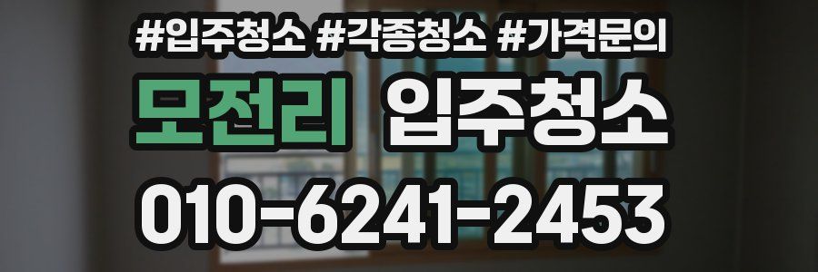 모전리 이사청소