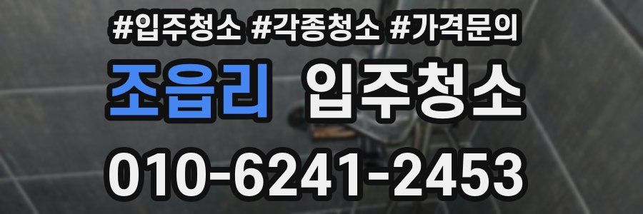 조읍리 이사청소