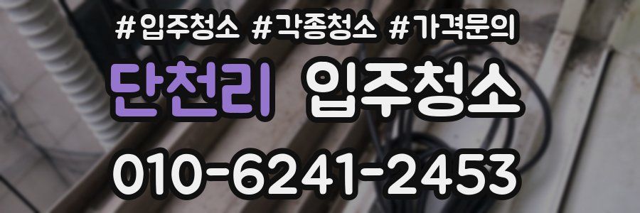 단천리 이사청소