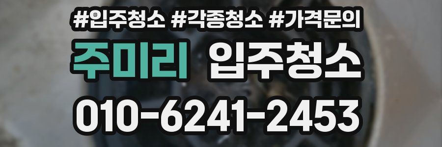 주미리 이사청소