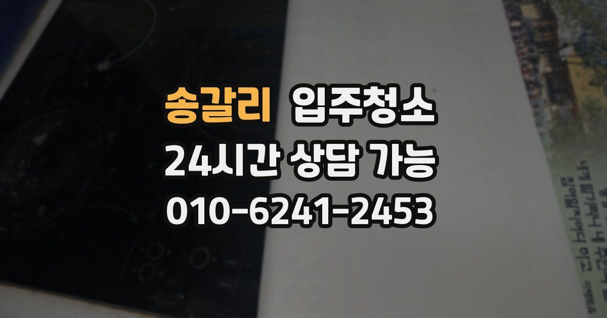 송갈리 입주청소