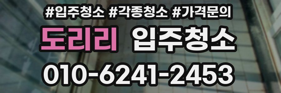 도리리 이사청소