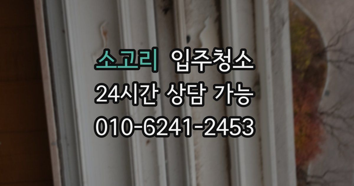 소고리 입주청소