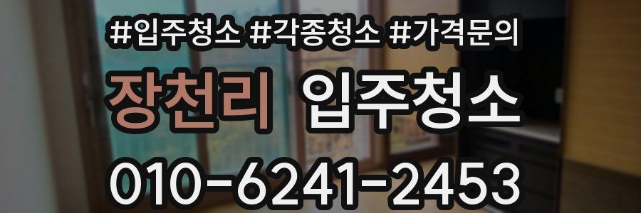 장천리 이사청소