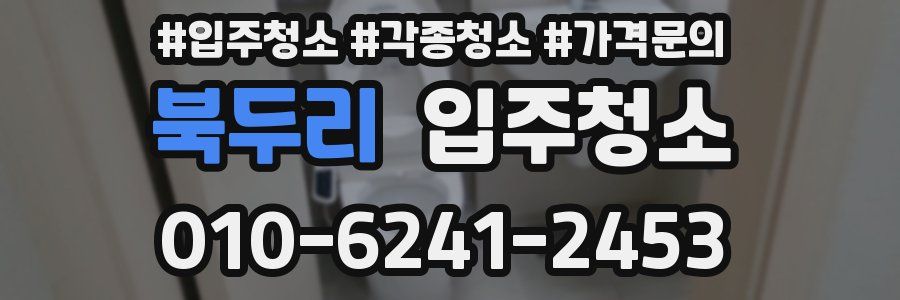 북두리 이사청소