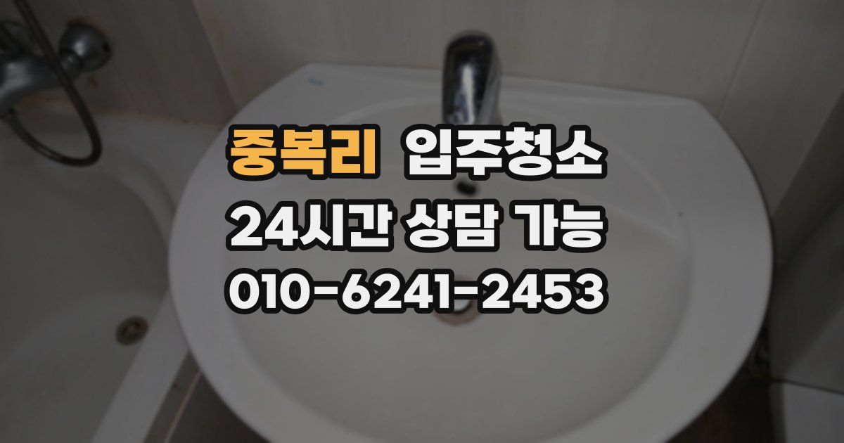 중복리 입주청소