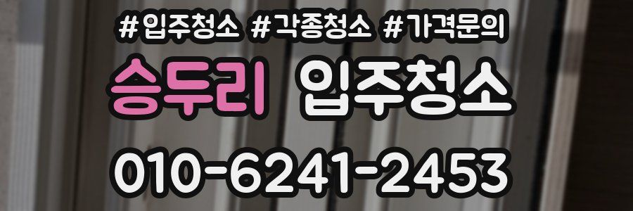 승두리 이사청소