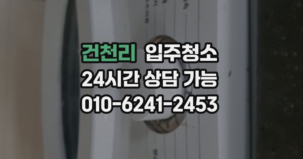건천리 입주청소