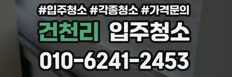 건천리 이사청소