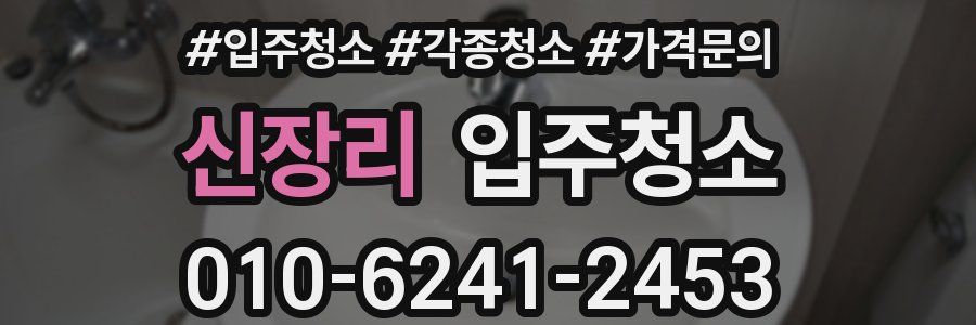 신장리 이사청소