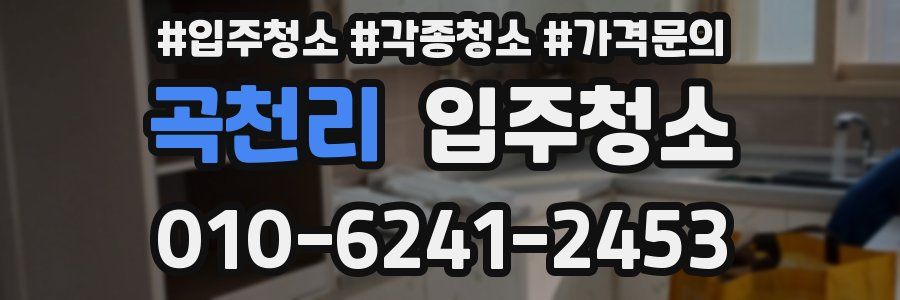 곡천리 이사청소