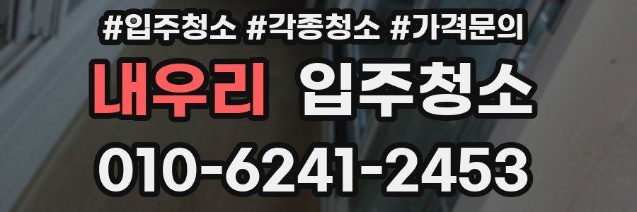 내우리 이사청소