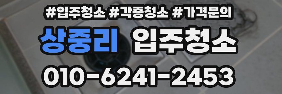 상중리 이사청소