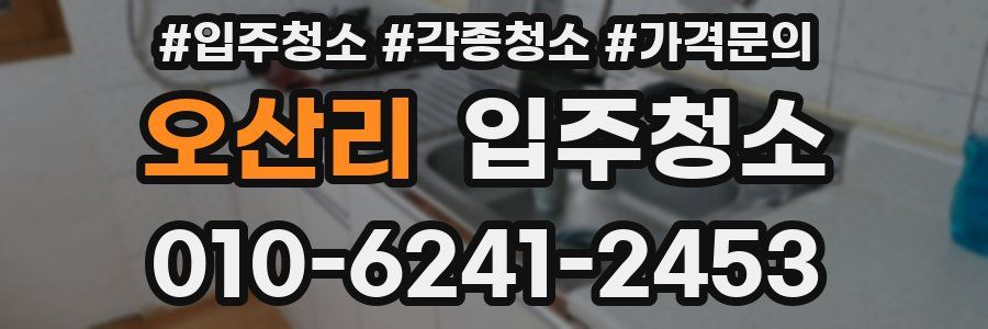 오산리 이사청소