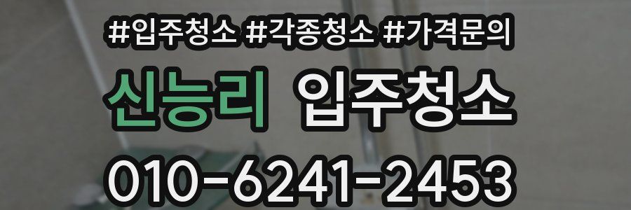 신능리 이사청소