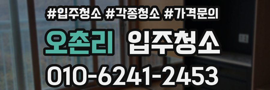 오촌리 이사청소