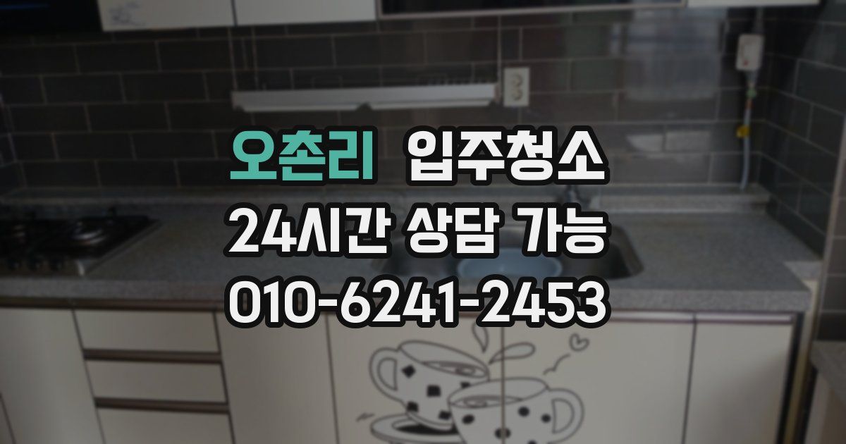 오촌리 입주청소