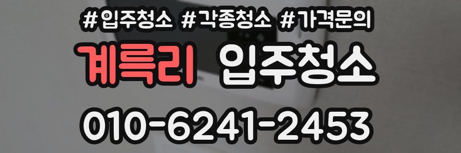 계륵리 이사청소