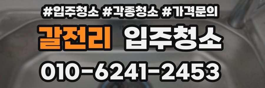 갈전리 이사청소