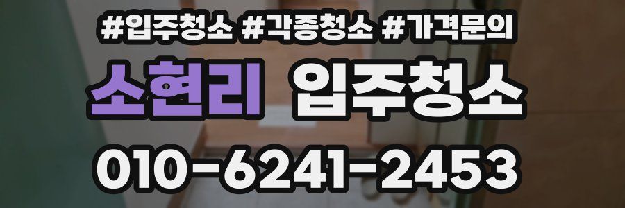 소현리 이사청소