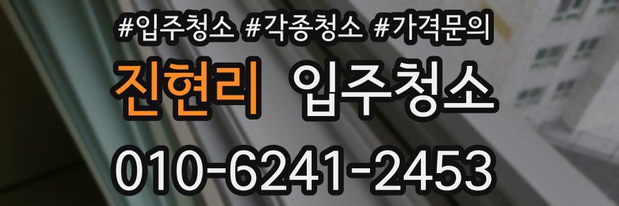 진현리 이사청소