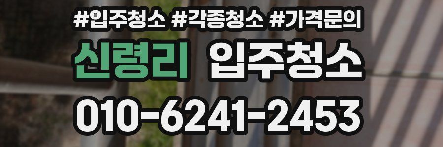 신령리 이사청소