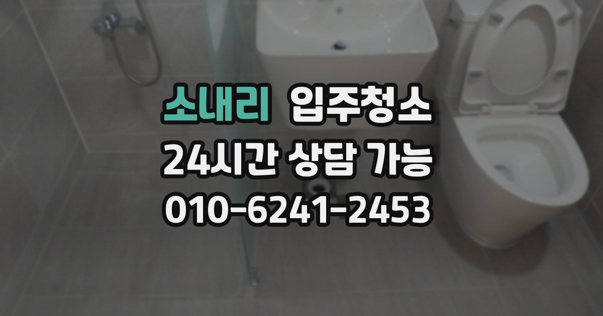 소내리 입주청소