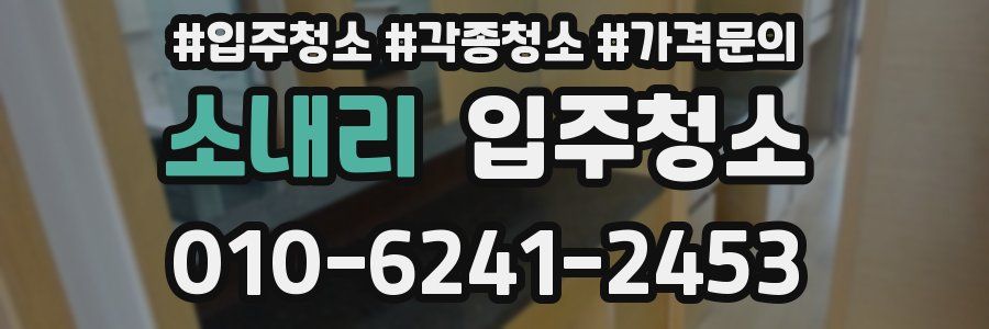 소내리 이사청소