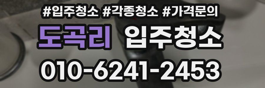 도곡리 이사청소