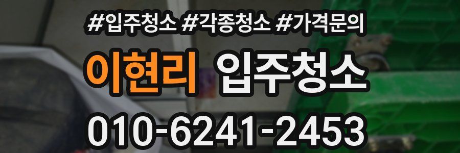 이현리 이사청소