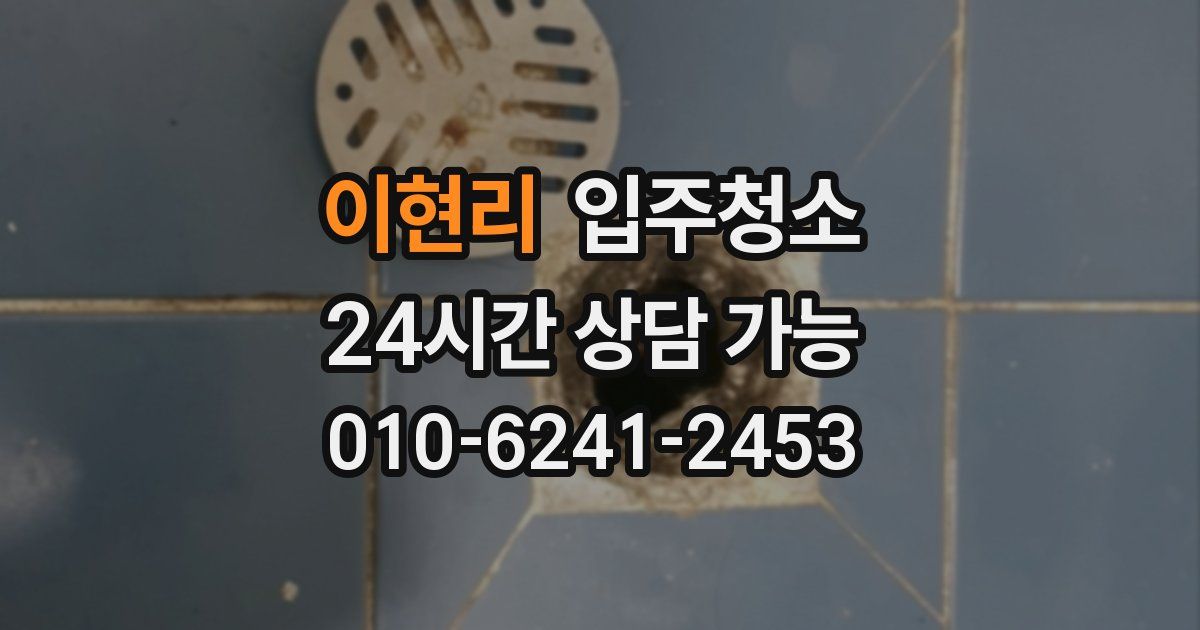 이현리 입주청소