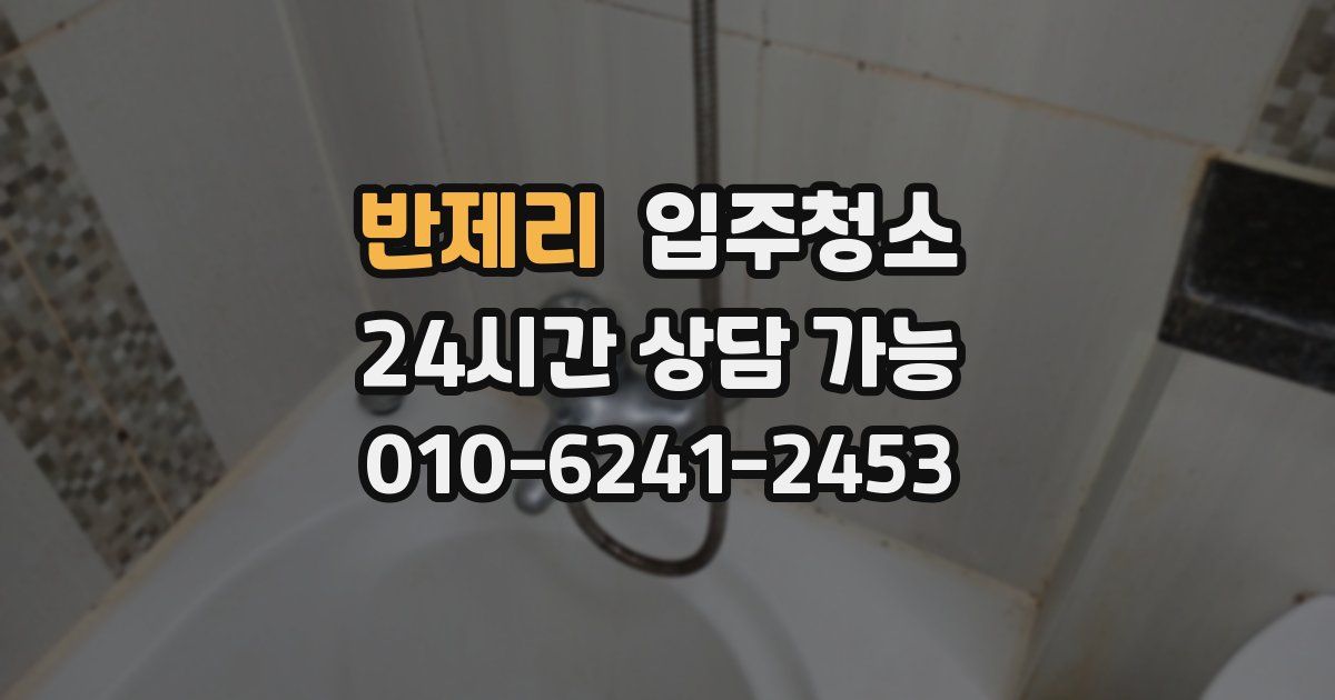 반제리 입주청소