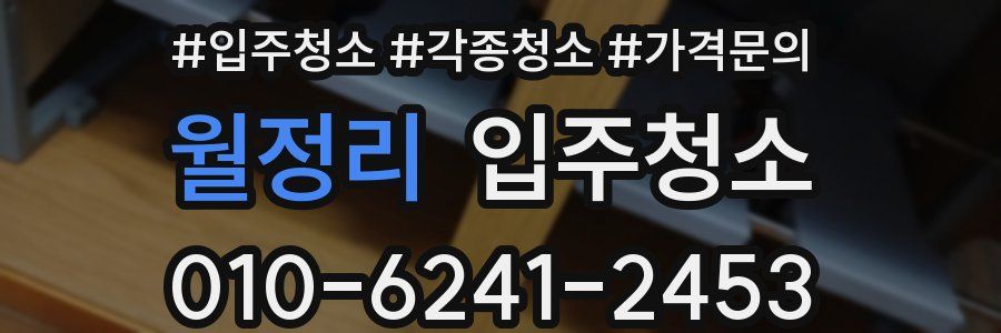 월정리 이사청소