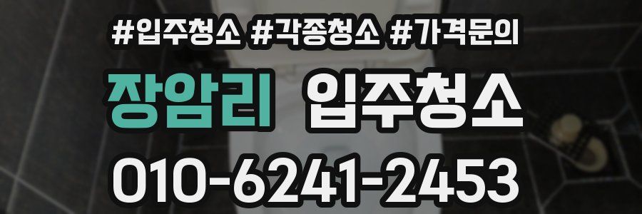 장암리 이사청소