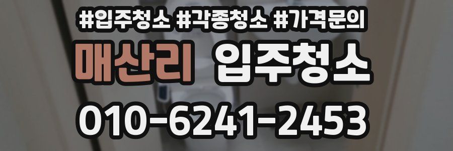 매산리 이사청소