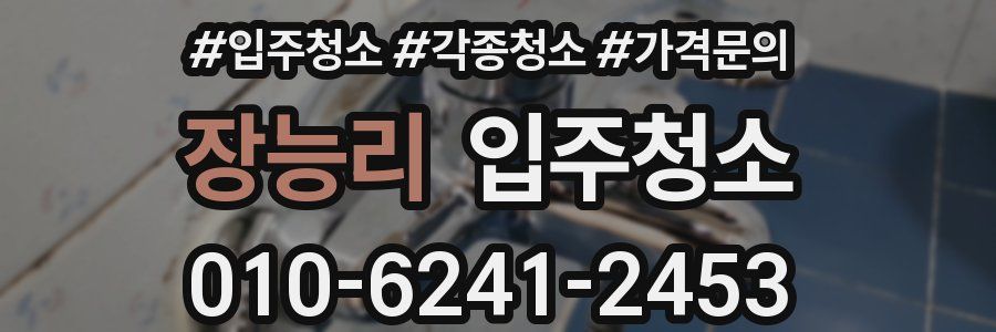 장능리 이사청소