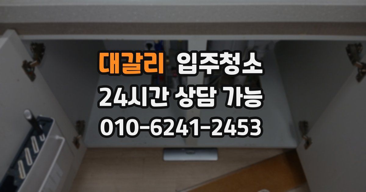 대갈리 입주청소