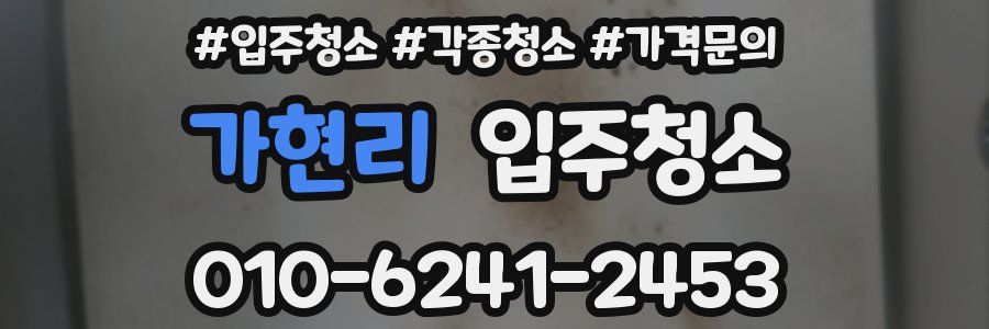 가현리 이사청소