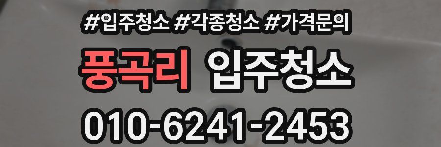 풍곡리 이사청소