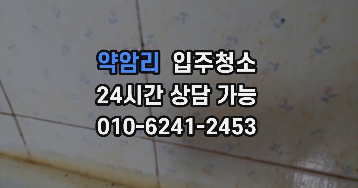 약암리 입주청소