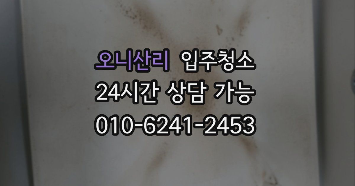 오니산리 입주청소