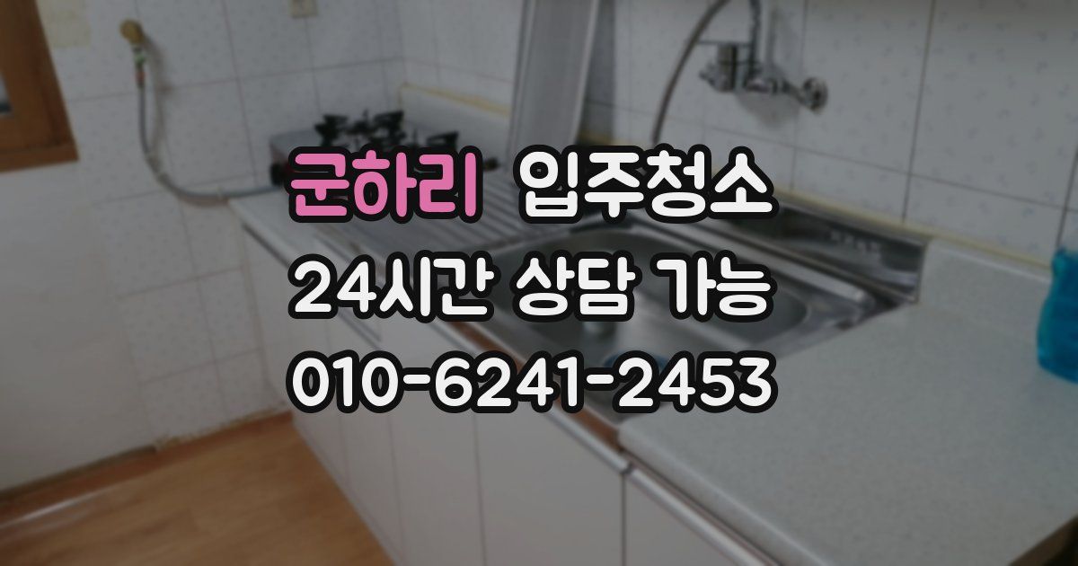 군하리 입주청소