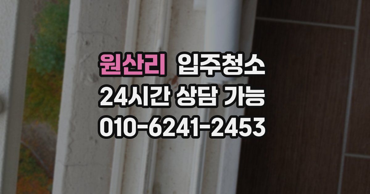 원산리 입주청소