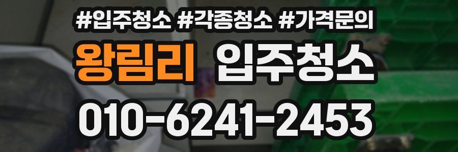 왕림리 이사청소