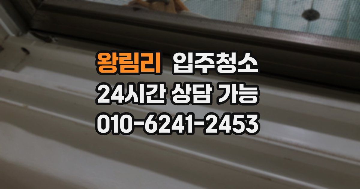 왕림리 입주청소