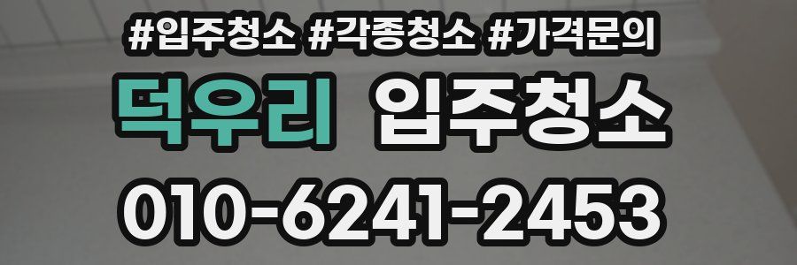 덕우리 이사청소